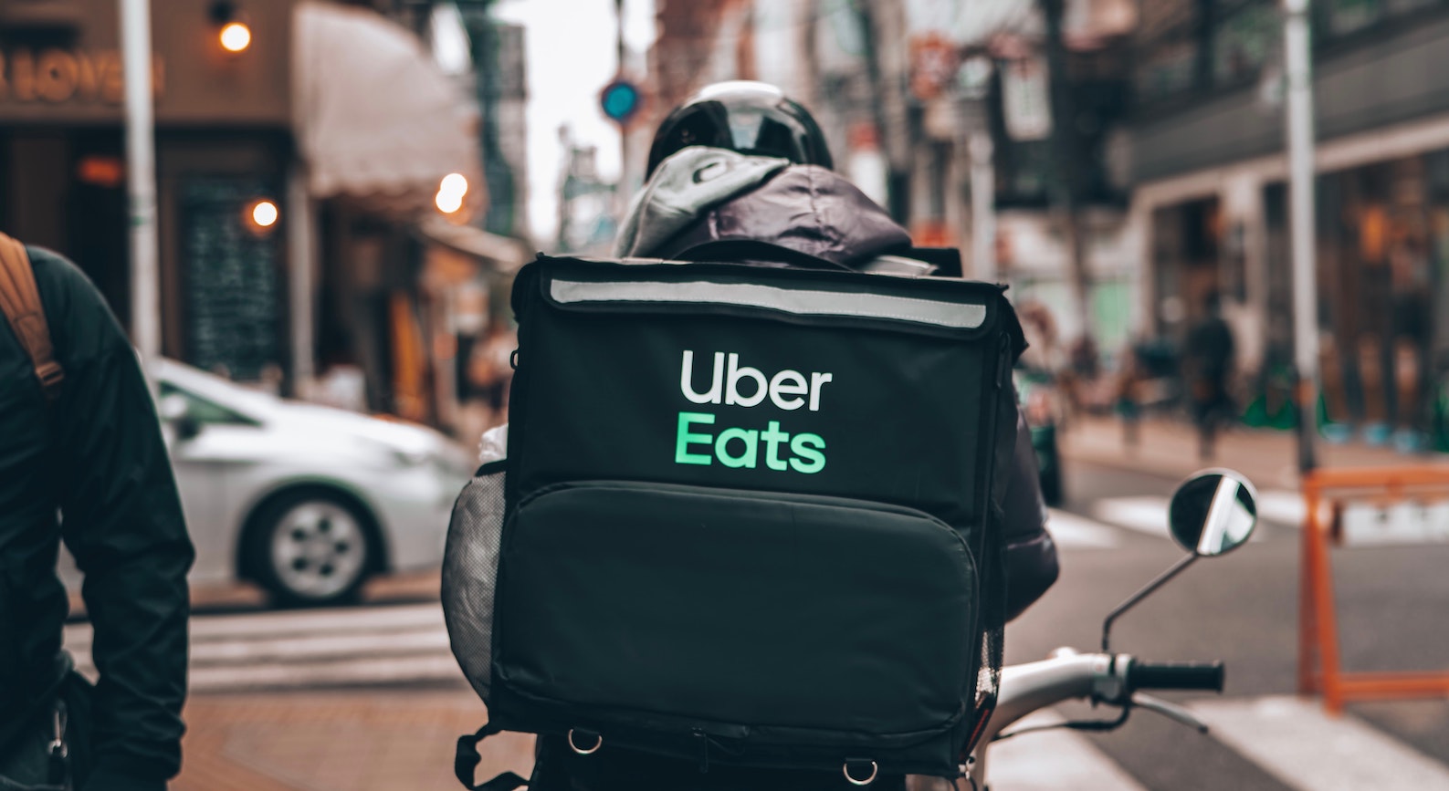 Uber Eats delivery driver